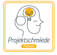 Logo vom Projektschmiede-Podcast